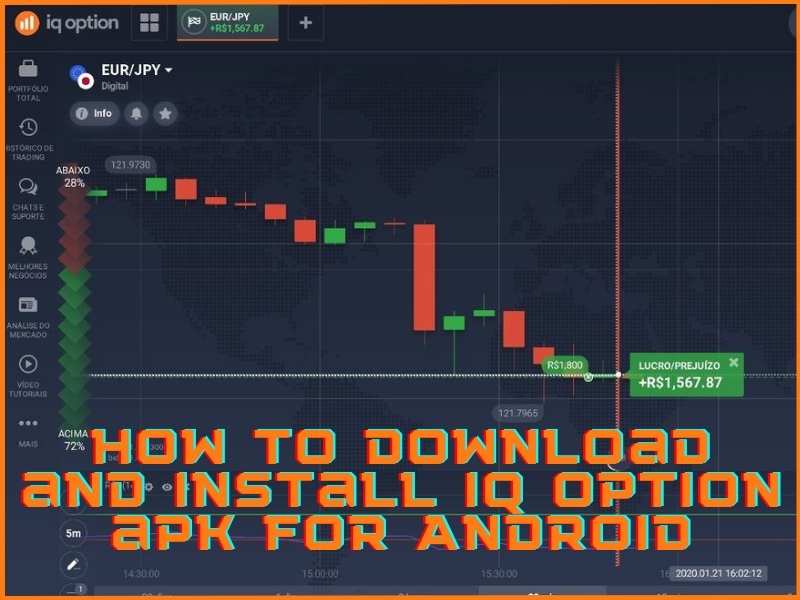 Installazione dell'app IQ Option da Google Play su Android
