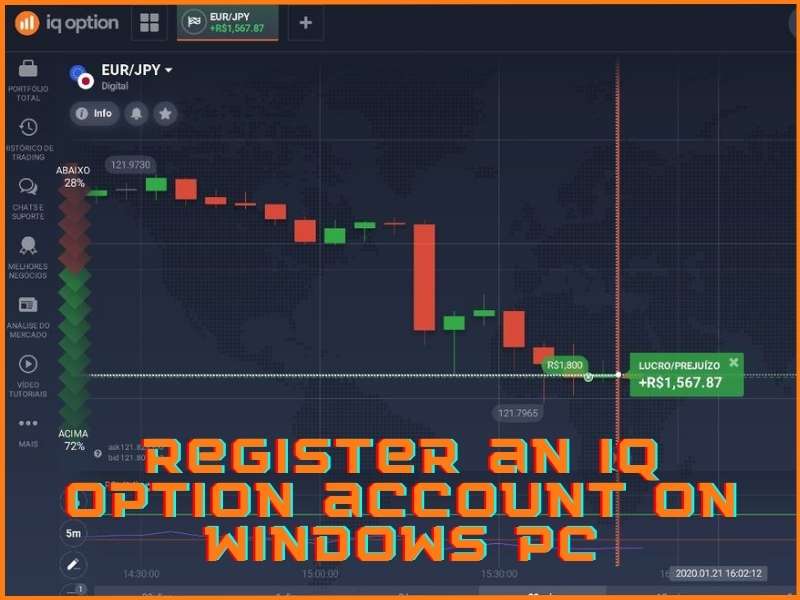 Come creare un account IQ Option su un PC Windows