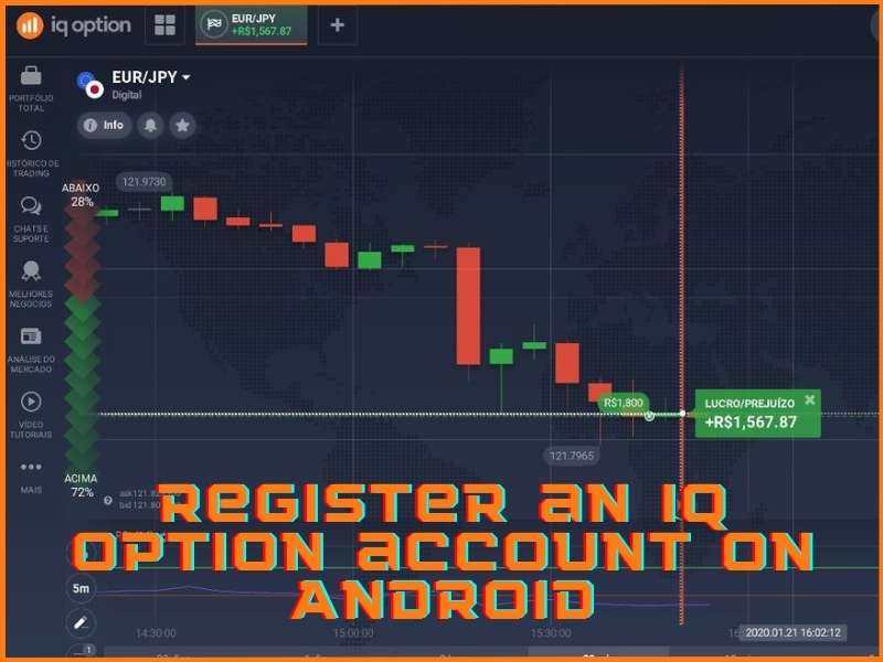 Come registrarsi su IQ Option da Android